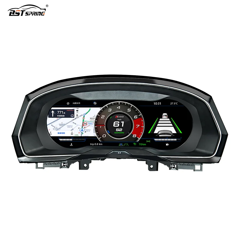 Автомобильный цифровой спидометр 12,3 дюйма, система Linux для VW Auto Speedmeter
Автомобильный цифровой спидометр 12,3 дюйма, система Linux для VW Auto Speedmeter