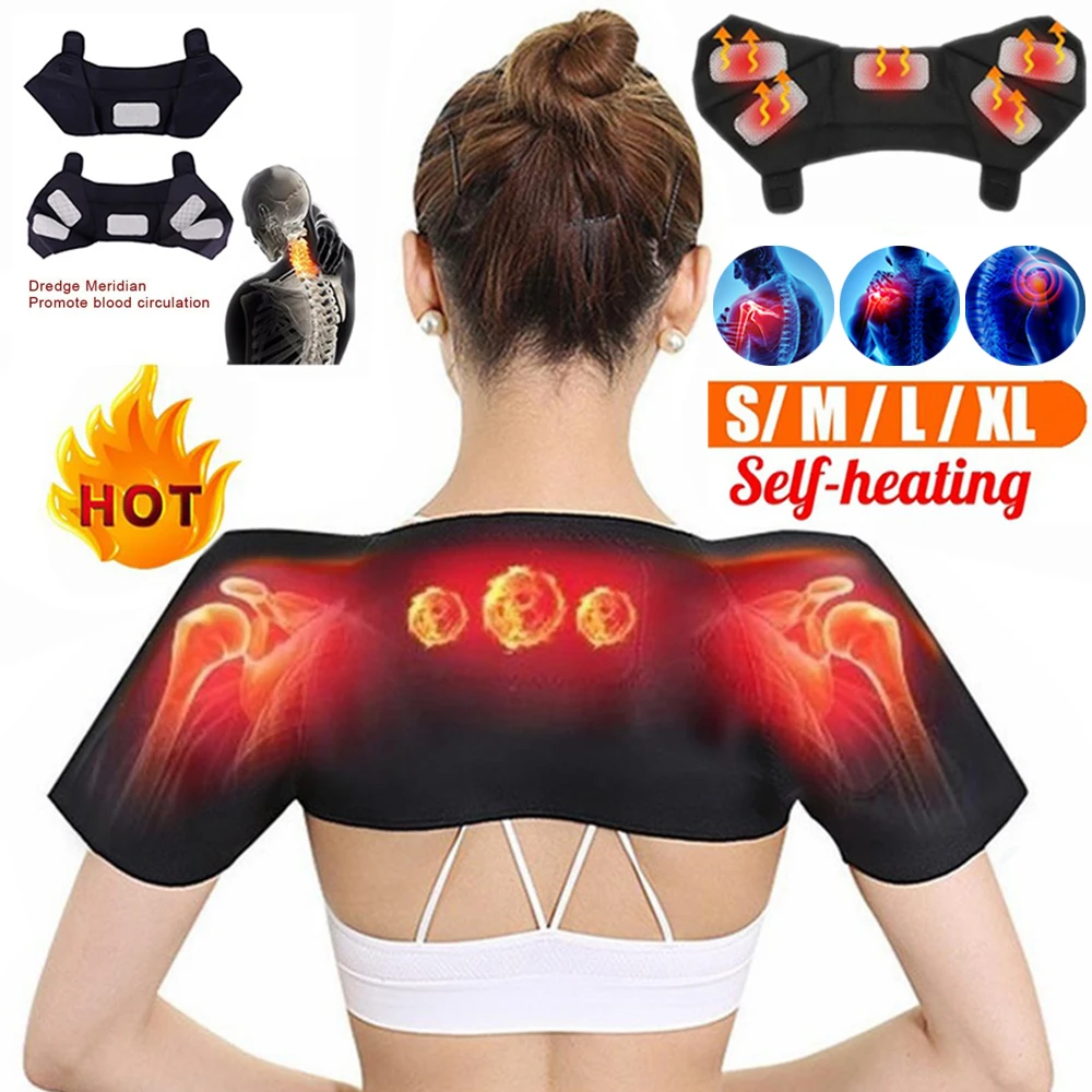 Tourmaline Self-heating Shoulder Back Heat Therapy Pad Shoulder Support Massager Body Muscle Pain Relief Health Care Unisex
Tourmaline Self-heating Shoulder Back Heat Therapy Pad Shoulder Support Massager Body Muscle Pain Relief Health Care Unisex