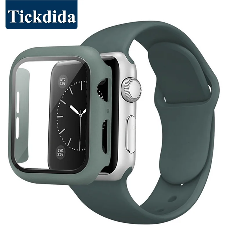 Silicone Strap+Case for Apple Watch Ultra 49mm Band 45mm 44mm Case Cover Bracelet for Apple Watch Series 8 7 6 se
Silicone Strap+Case for Apple Watch Ultra 49mm Band 45mm 44mm Case Cover Bracelet for Apple Watch Series 8 7 6 se