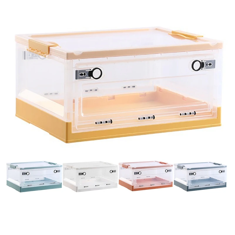 Modern Storage Organizer Stackable Collapsible Crates Plastic Large Capacity Book Storage Box Foldable Storage Box
Modern Storage Organizer Stackable Collapsible Crates Plastic Large Capacity Book Storage Box Foldable Storage Box