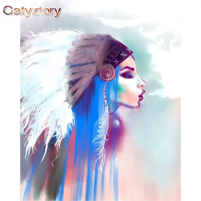 GATYZTORY DIY Oil Painting By Numbers Tribal Women Figure Picture By Number Handmade Unique Gift 40x50 Framed On Canvas Craft
GATYZTORY DIY Oil Painting By Numbers Tribal Women Figure Picture By Number Handmade Unique Gift 40x50 Framed On Canvas Craft