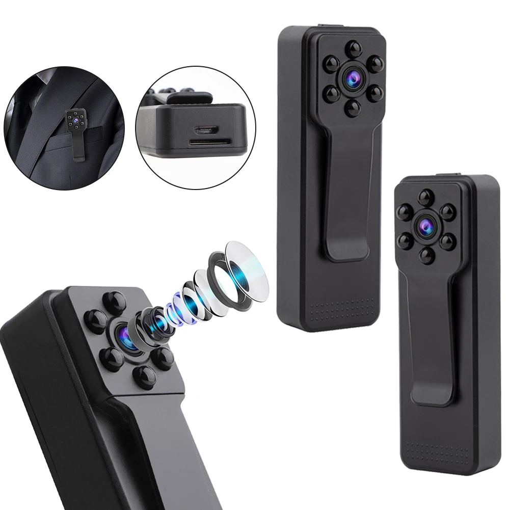 Миниатюрная камера Full HD, видеорегистратор с функцией обнаружения движения, циклической записи 
Миниатюрная камера Full HD, видеорегистратор с функцией обнаружения движения, циклической записи