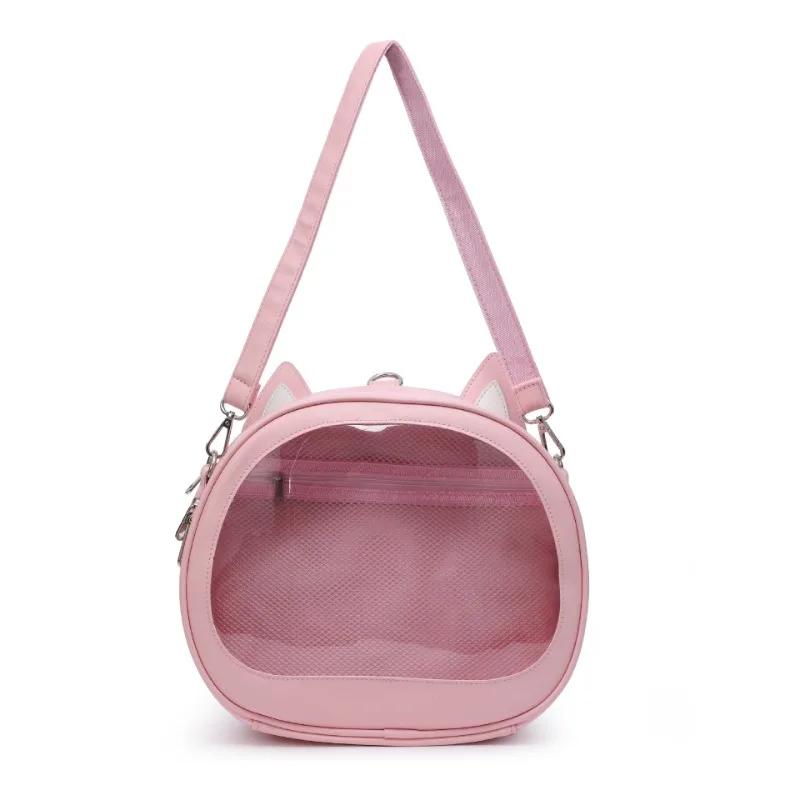 Cute Cartoon Cat Backpacks for Women Fashion Trendy Ita Bag Sweet Kawaii PU Crossbody Bag Transparent Shoulder Bag Bolso
Cute Cartoon Cat Backpacks for Women Fashion Trendy Ita Bag Sweet Kawaii PU Crossbody Bag Transparent Shoulder Bag Bolso