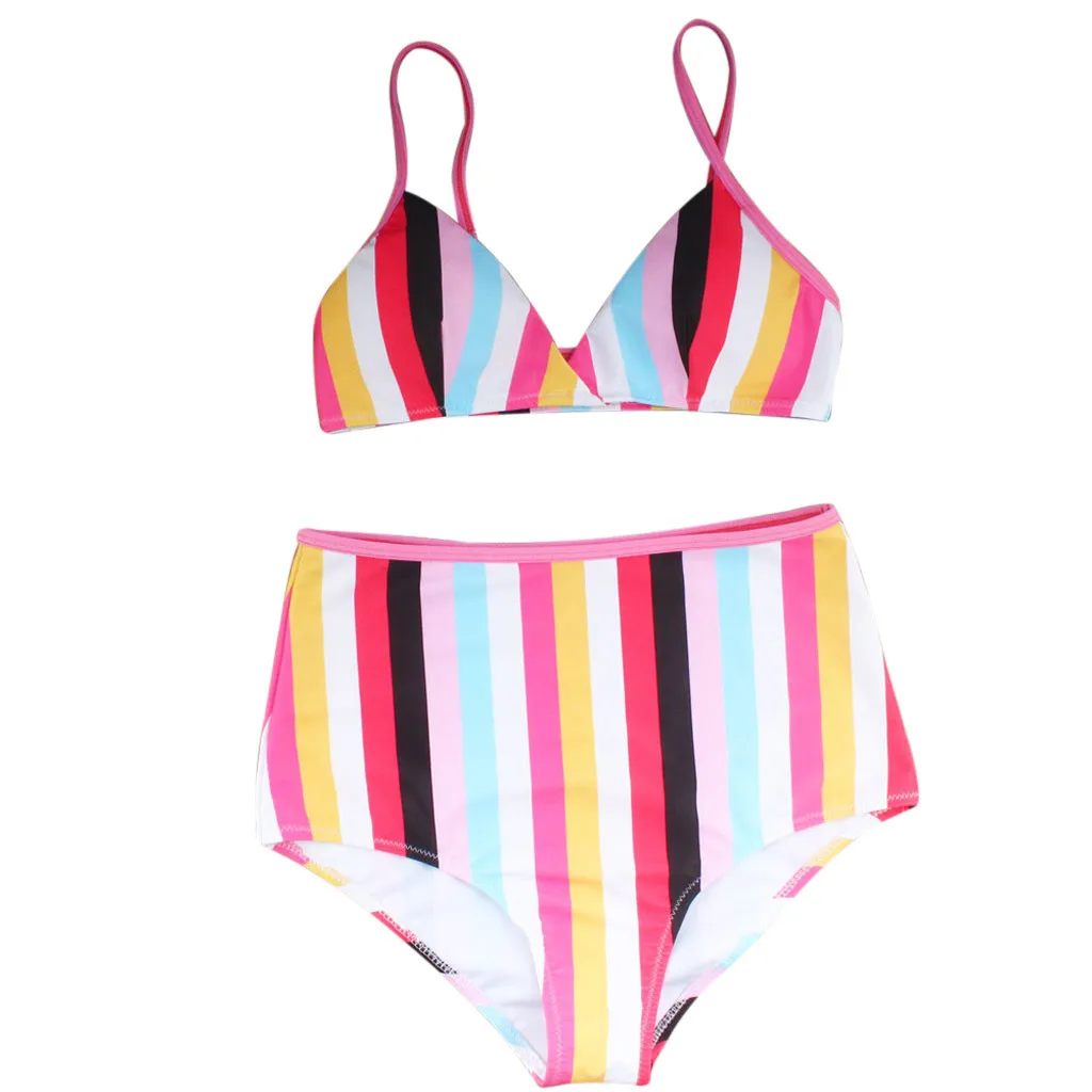Rainbow Bikini Padded Set Beachwear Push-Up Waist Swimsuit High Women Swimwear Swimwears Tankinis Set Swimwears bikini string
Rainbow Bikini Padded Set Beachwear Push-Up Waist Swimsuit High Women Swimwear Swimwears Tankinis Set Swimwears bikini string