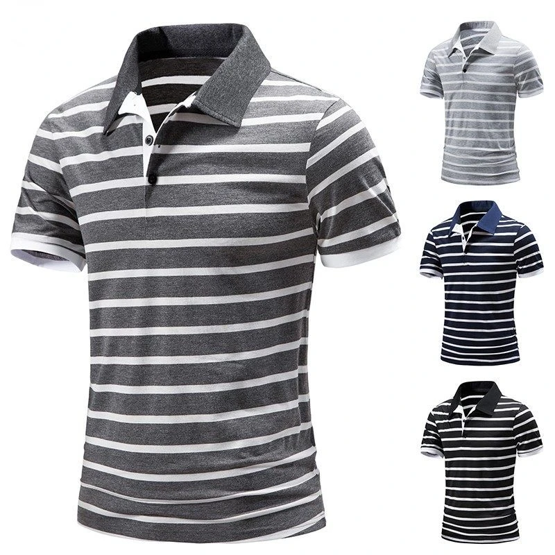 Men's Polo Shirts with Short Sleeve Turn Down Collar Contrast Color Good Quality Tops 2021 Branded Fashion Hommes Clothing
Men's Polo Shirts with Short Sleeve Turn Down Collar Contrast Color Good Quality Tops 2021 Branded Fashion Hommes Clothing
