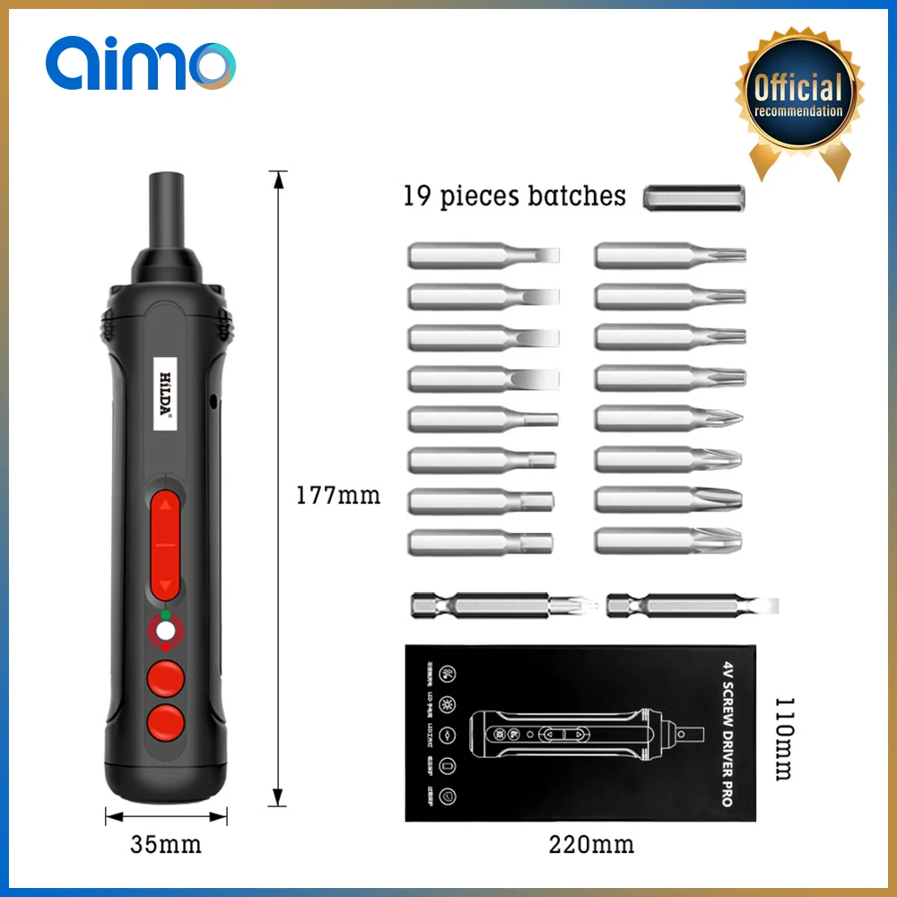 Precision Electric Screwdriver 19 Pcs S2 Alloy Steel Bit Screwdrivers Type-C Fast Charging Screwdriver Set Repair Power Tools
Precision Electric Screwdriver 19 Pcs S2 Alloy Steel Bit Screwdrivers Type-C Fast Charging Screwdriver Set Repair Power Tools