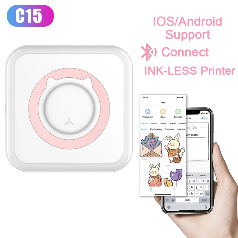 Портативный термопринтер HQ Mini Cat Print Paper Photo Pocket тепловой принтер 58 мм Paper Wireless BT 200 точек/дюйм Android IOS принтеры
Портативный термопринтер HQ Mini Cat Print Paper Photo Pocket тепловой принтер 58 мм Paper Wireless BT 200 точек/дюйм Android IOS принтеры
