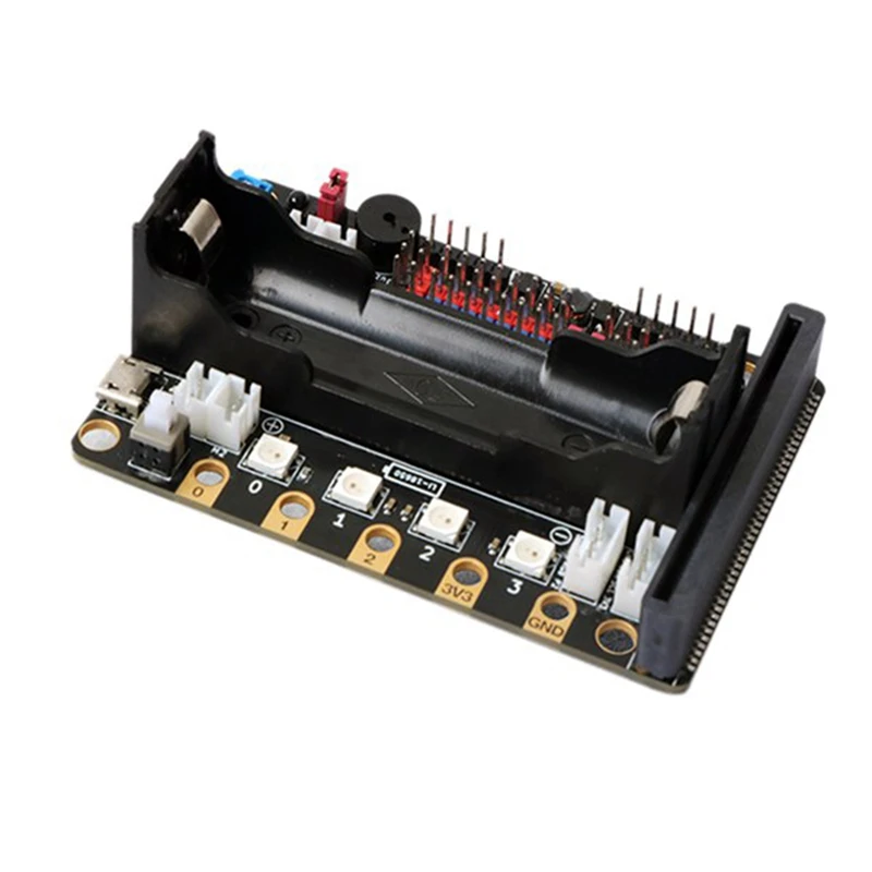 Extension Board For Micro:Bit V2.0 Support 8 Servos And 4 DC Motors With Onboard Infrared Receiver 
Extension Board For Micro:Bit V2.0 Support 8 Servos And 4 DC Motors With Onboard Infrared Receiver