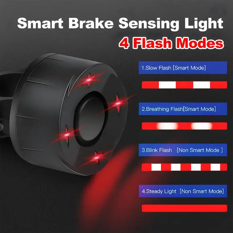 Motorcycle Bicycle Light Anti Theft Burglar Smart Alarm Taillight Remote Control Safe Flash Light Cycling USB Charge Alarm
Motorcycle Bicycle Light Anti Theft Burglar Smart Alarm Taillight Remote Control Safe Flash Light Cycling USB Charge Alarm
