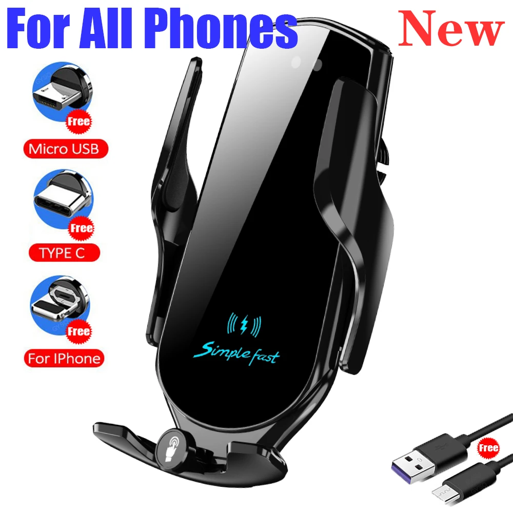 LEEOUDA New Smart Fast Car Wireless Charger With Holder For iPhone Samsung Huawei Xiaomi etc Magnetic Car Mount Phone Holder
LEEOUDA New Smart Fast Car Wireless Charger With Holder For iPhone Samsung Huawei Xiaomi etc Magnetic Car Mount Phone Holder