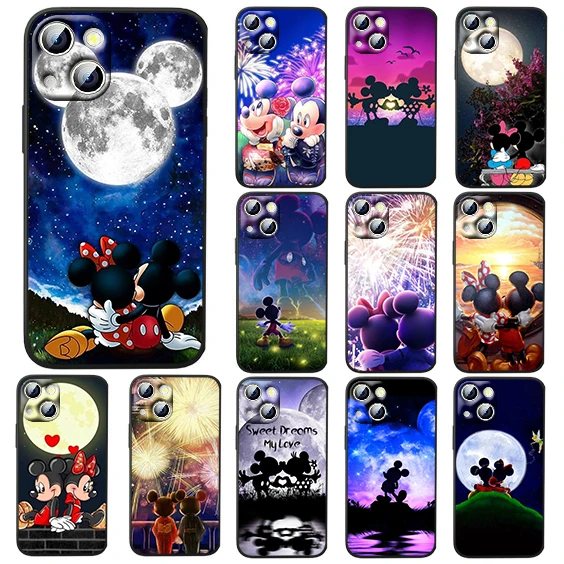 Disney Mickey Minnie For iPhone 14 13 12 11 Pro Max XS Max X XR 7 8 Plus 6S 5S Silicone Black Shell Phone Case
Disney Mickey Minnie For iPhone 14 13 12 11 Pro Max XS Max X XR 7 8 Plus 6S 5S Silicone Black Shell Phone Case