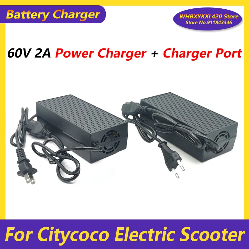 For Citycoco Electric Scooter Power Charger Accessories 60V 2A Charger Battery Pack Charger Supply Adapters Lithium Power Supply
For Citycoco Electric Scooter Power Charger Accessories 60V 2A Charger Battery Pack Charger Supply Adapters Lithium Power Supply