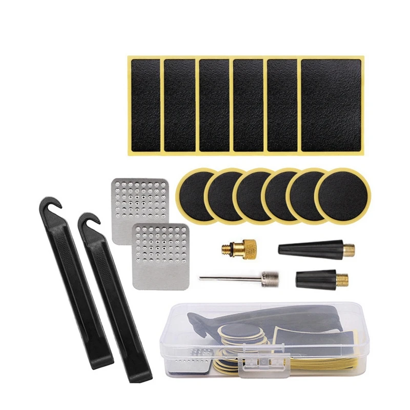 Качественный комплект для ремонта велосипедной внутренней трубы, велосипедный комплект для ремонта шин без клея, ремень, набор инструменто...
Качественный комплект для ремонта велосипедной внутренней трубы, велосипедный комплект для ремонта шин без клея, ремень, набор инструменто...