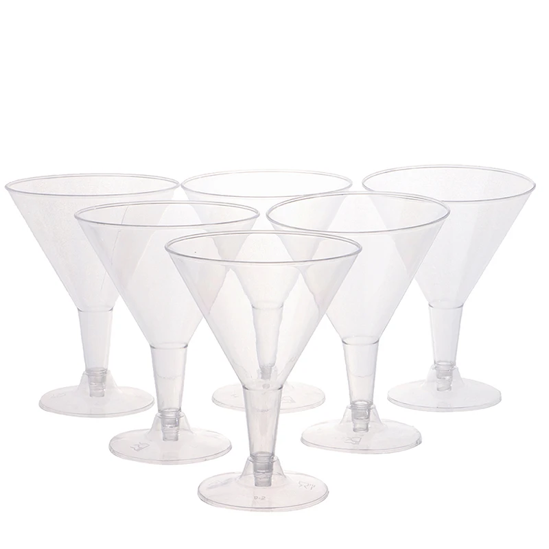 6Pcs 200ml Clear Plastic Martini Glasses Disposable Whiskey Cups Cocktail Cups for Party Bars
6Pcs 200ml Clear Plastic Martini Glasses Disposable Whiskey Cups Cocktail Cups for Party Bars