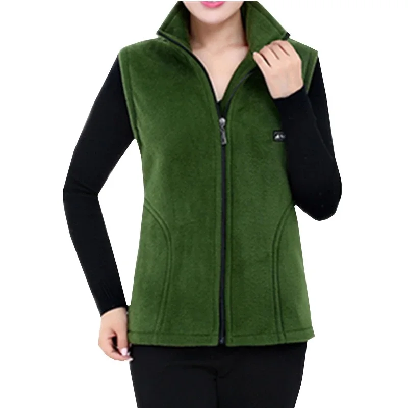 2021 New Fleece Women Vests Spring Autumn Sleeveless Jackets Ladies Fashion Zipper Casual Waistcoat Female Mujer Chaleco Plus Si
2021 New Fleece Women Vests Spring Autumn Sleeveless Jackets Ladies Fashion Zipper Casual Waistcoat Female Mujer Chaleco Plus Si