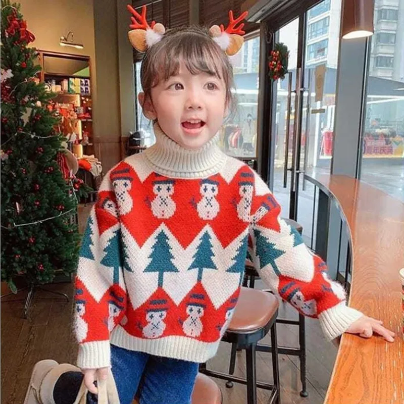 Свитера с принтом рождественской елки и снеговика, водолазка для девочек, вязаная одежда для маленьких девочек, зимний теплый вязаный пулов...
Свитера с принтом рождественской елки и снеговика, водолазка для девочек, вязаная одежда для маленьких девочек, зимний теплый вязаный пулов...