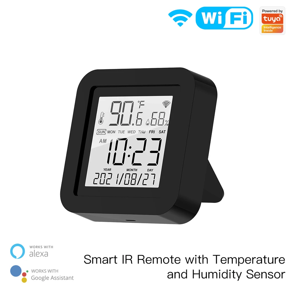 

Temperature Humidity Sensor Bedroom Voice Control Real Time Digital Thermometer High Accuracy Measuring Device