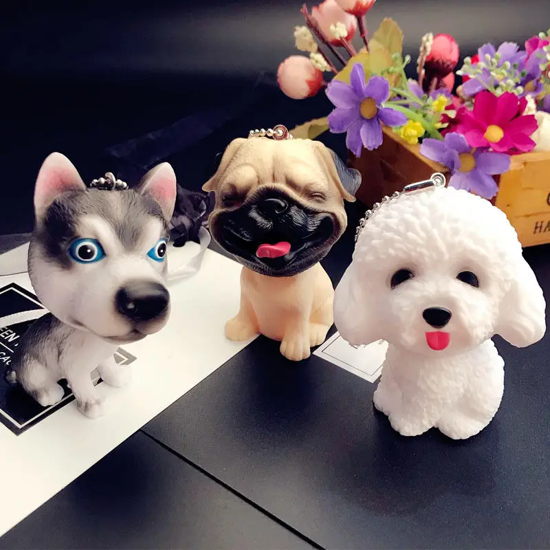 Cute Husky Puppy Bell Key Chain Cute Creative Animals Dog Charms Key Chains Cartoon Teddy Keychain for Girls Bag Accessories
Cute Husky Puppy Bell Key Chain Cute Creative Animals Dog Charms Key Chains Cartoon Teddy Keychain for Girls Bag Accessories