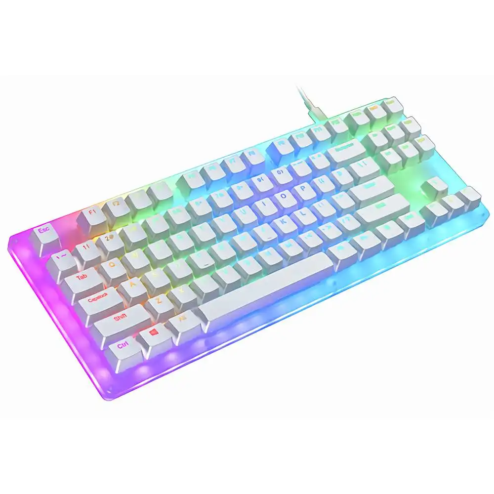 87Keys RGB Mechanical Keyboard Hot Swappable Type-C USB 3.1 Wired RGB Backlight Gaming Mechanical Keyboards DIY Switch
87Keys RGB Mechanical Keyboard Hot Swappable Type-C USB 3.1 Wired RGB Backlight Gaming Mechanical Keyboards DIY Switch