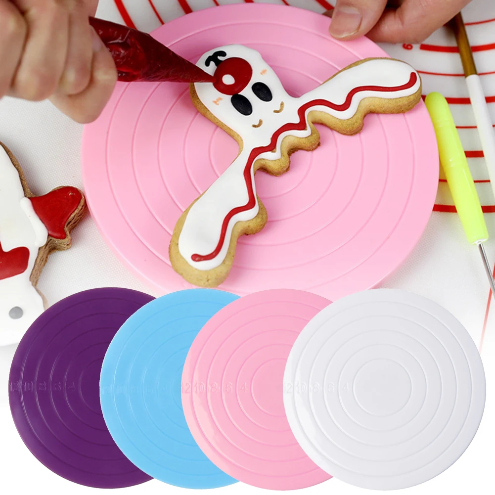 Cake Turntable DIY Anti-skid Cake Rotary Table Fondant Revolving Platform Round Cookie Stand Rotating Baking Kitchen Tools
Cake Turntable DIY Anti-skid Cake Rotary Table Fondant Revolving Platform Round Cookie Stand Rotating Baking Kitchen Tools