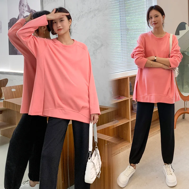 5803# Autumn Fashion New Maternity Hoodies Large Size Loos Sweatshirt Clothes for Pregnant Women Spring Pregnancy Tops Shirts
5803# Autumn Fashion New Maternity Hoodies Large Size Loos Sweatshirt Clothes for Pregnant Women Spring Pregnancy Tops Shirts