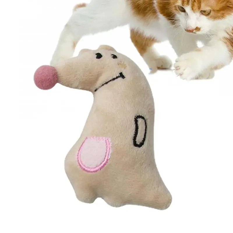 

Cat Plush Toy Bite Resistant Cat Toys With Catnip For Indoor Cats Cat Chew Toy Teething Interactive Catnip Filled Kitten Animal
