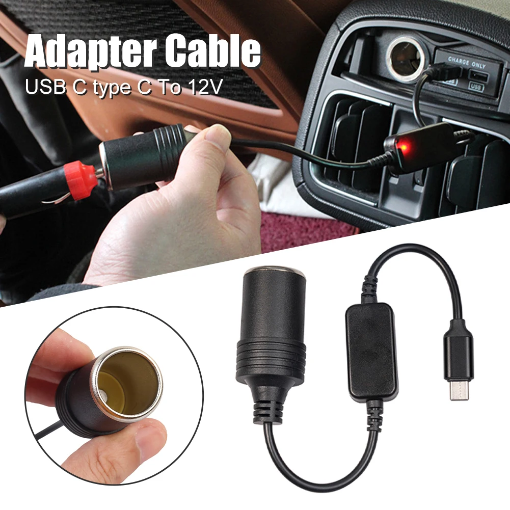 Dash Cam TYPE-C To Cigarette Lighter Female Adapter Cable 5V To 12V Converter Adapter For Driving Recorder DVR GPS LED Strip
Dash Cam TYPE-C To Cigarette Lighter Female Adapter Cable 5V To 12V Converter Adapter For Driving Recorder DVR GPS LED Strip