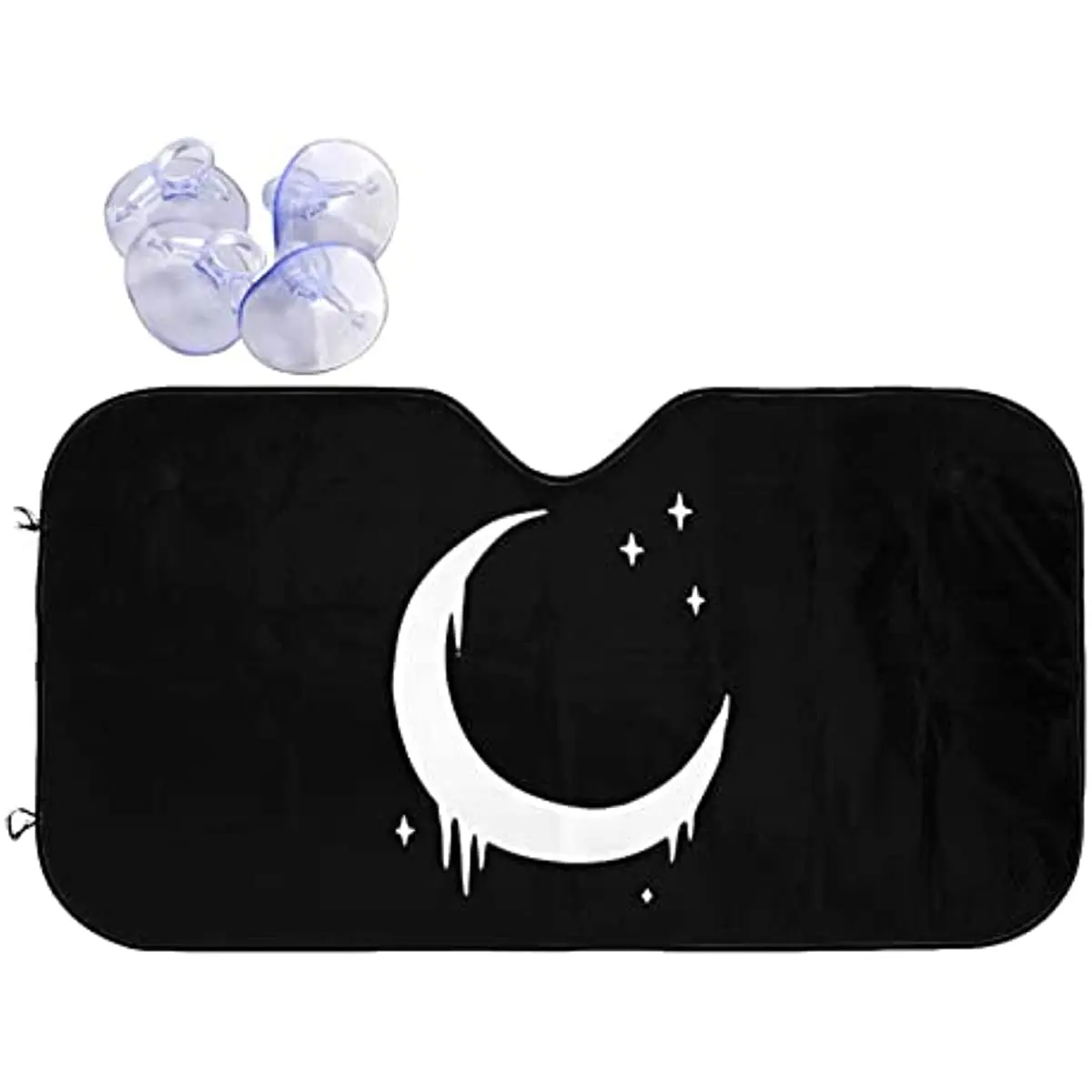 Goth Crescent Moon Windshield Sunshade for Car SUV Truck Foldable Uv Ray Reflector Front Window Sun Shade Visor Shield Cover 
Goth Crescent Moon Windshield Sunshade for Car SUV Truck Foldable Uv Ray Reflector Front Window Sun Shade Visor Shield Cover