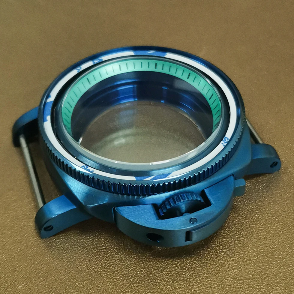 42 mm Modification Watch Case PVD Stainless Steel Fine Steel Case Rim+light Blue Inner Shadow Fit NH35 NH36 4R 7S Movement
42 mm Modification Watch Case PVD Stainless Steel Fine Steel Case Rim+light Blue Inner Shadow Fit NH35 NH36 4R 7S Movement