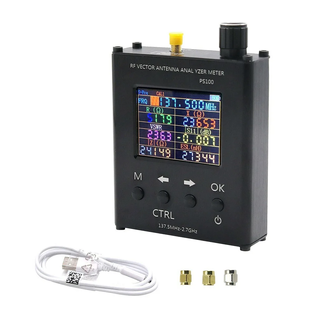 PS100 N1201SA 137M-2.7GHz Vector Network Antenna Analyzer Vector Impedance ANT SWR Antenna Analyzer Tester
PS100 N1201SA 137M-2.7GHz Vector Network Antenna Analyzer Vector Impedance ANT SWR Antenna Analyzer Tester