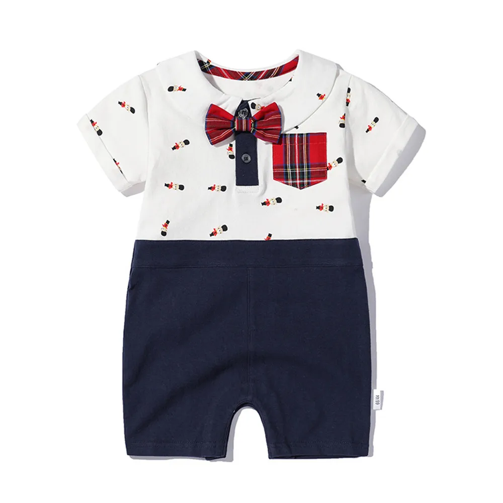 Baby Boy Romper Infant Toddler baby Suit Little Gentleman Clothing with bow tie Baby Jumpsuit bebe Kids Clothing Jumpsuits
Baby Boy Romper Infant Toddler baby Suit Little Gentleman Clothing with bow tie Baby Jumpsuit bebe Kids Clothing Jumpsuits