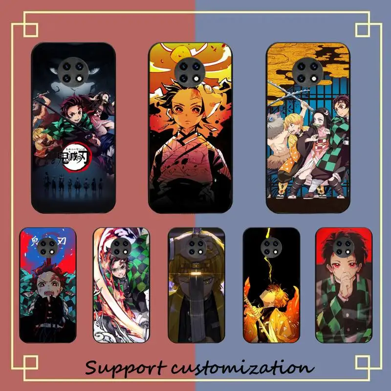 

FHNBLJ Demon Slayer Phone Case for Redmi 8 9 9A for Samsung J5 J6 Note9 for Huawei NOVA3E Mate20lite cover