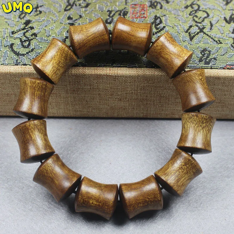 Old Material Gold Nanmu Bracelet with Gold Along Grain Nanmu Bracelet Buddha Bead Bracelet
Old Material Gold Nanmu Bracelet with Gold Along Grain Nanmu Bracelet Buddha Bead Bracelet