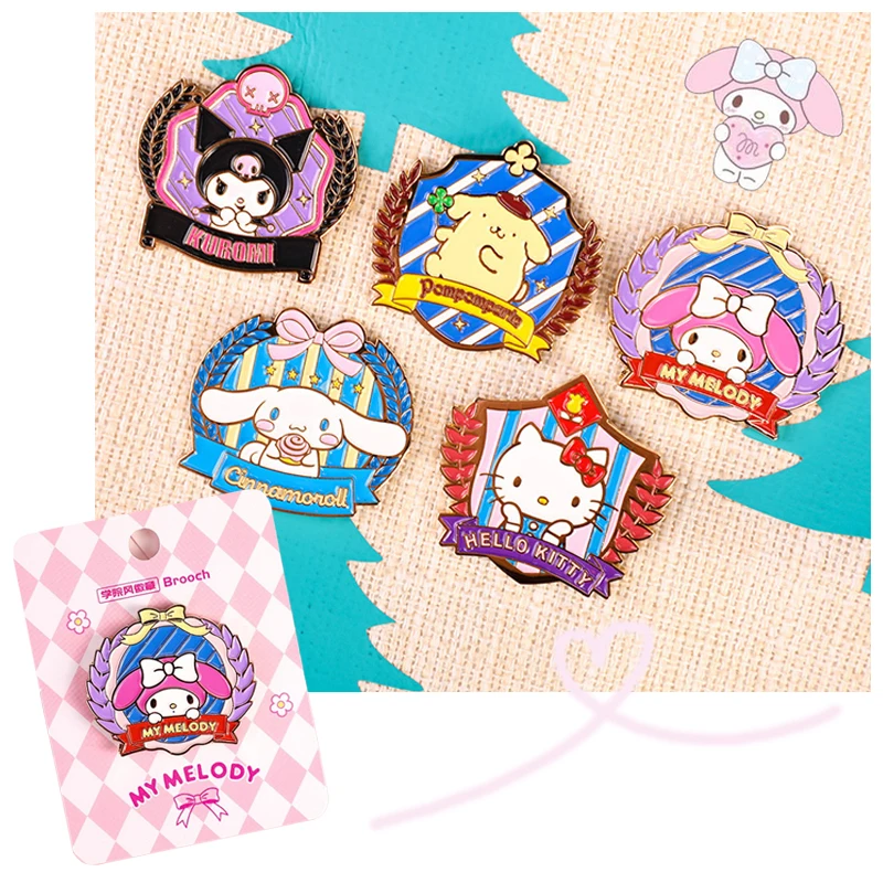 Sanrioed Kawaii Cartoon Metal Badge Brooch My Melody Cinnamoroll Kuromi Purin Dog Anime College Style Alloy Brooch Decoration
Sanrioed Kawaii Cartoon Metal Badge Brooch My Melody Cinnamoroll Kuromi Purin Dog Anime College Style Alloy Brooch Decoration