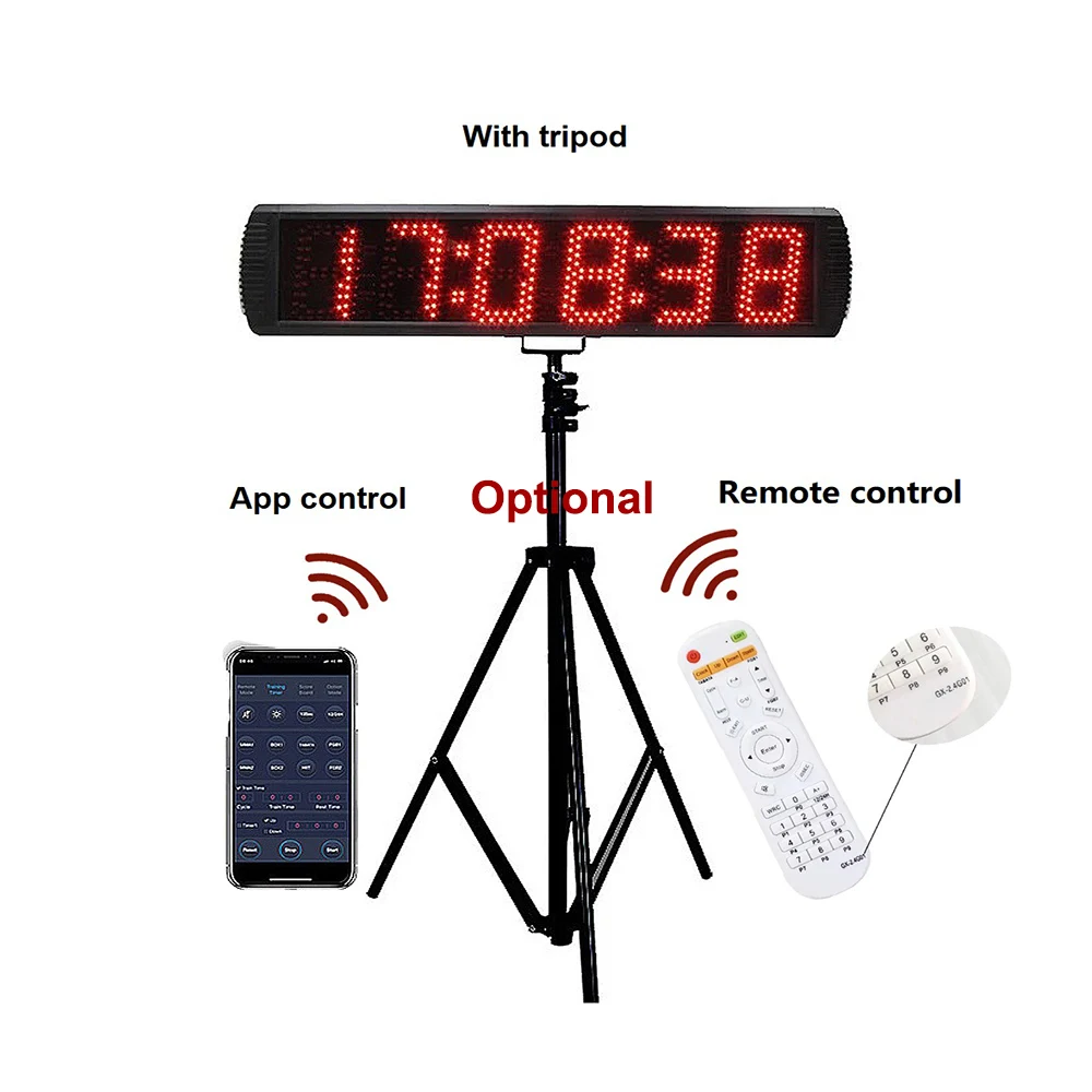 5 Inch Outdoor LED 12V Programmable Plug Sports Timer 220v Digital Chronometers, Electricity Stopwatch Wall Clock/Hour Counter
5 Inch Outdoor LED 12V Programmable Plug Sports Timer 220v Digital Chronometers, Electricity Stopwatch Wall Clock/Hour Counter