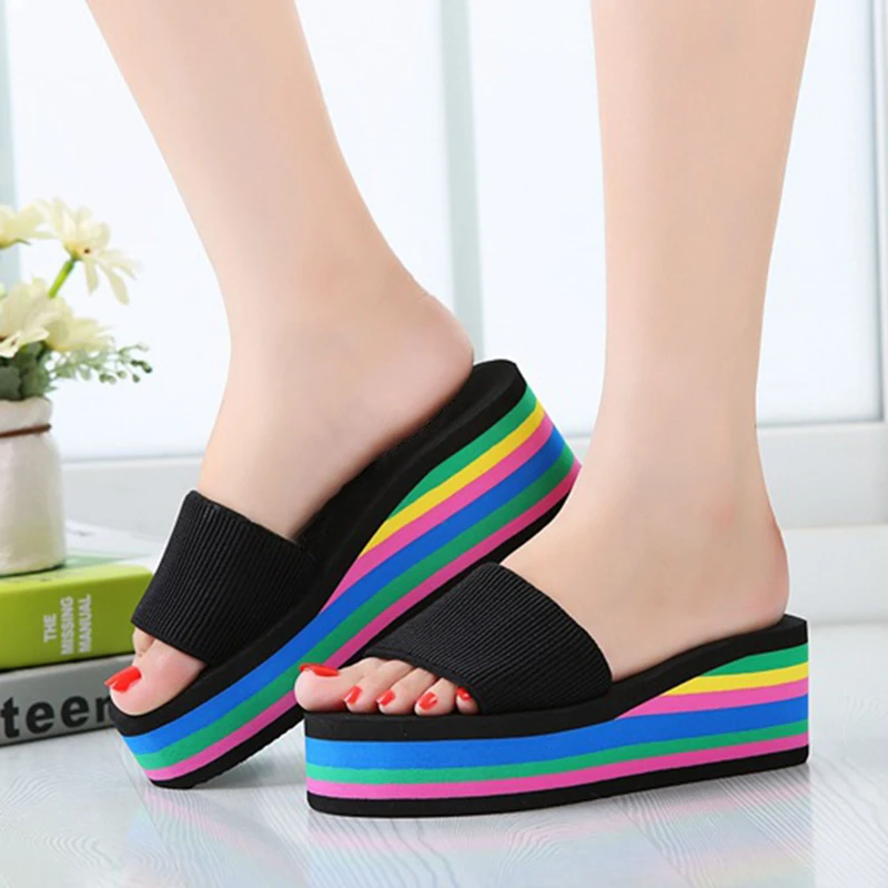 Comemore 2022 Summer Women Sandals Platform Woman Slippers Slippers Wedge Beach High Heel Beach Slide Women's Shoes Clogs Green 
Comemore 2022 Summer Women Sandals Platform Woman Slippers Slippers Wedge Beach High Heel Beach Slide Women's Shoes Clogs Green