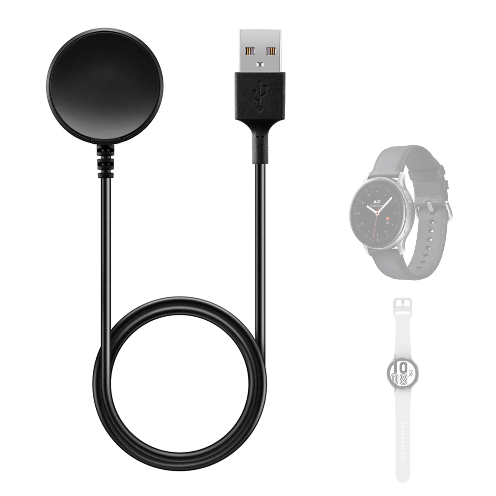 Charger Cable For Samsung Galaxy Watch 4 Classic Stand Dock Bracket For Samsung Watch 4 Active 2 USB Charging Adapter Cables
Charger Cable For Samsung Galaxy Watch 4 Classic Stand Dock Bracket For Samsung Watch 4 Active 2 USB Charging Adapter Cables