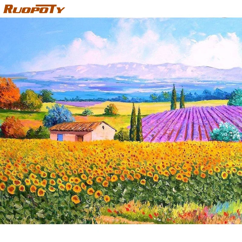 RUOPOTY Modern Painting By Numbers With Frame Handmade Picture Drawing Sunflower Paint For Painting Home Decor Unique Gift
RUOPOTY Modern Painting By Numbers With Frame Handmade Picture Drawing Sunflower Paint For Painting Home Decor Unique Gift