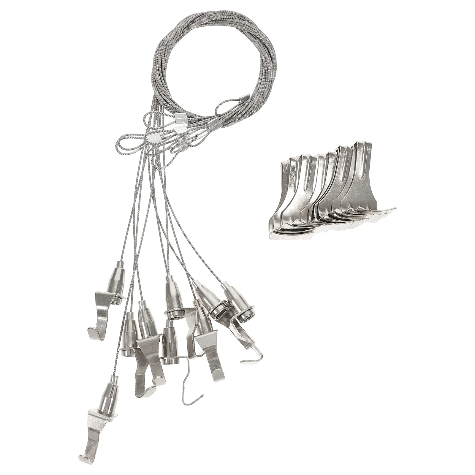 Hanging Picture Rail Hooks Molding Photo Frame System Kit Wire Hangershook Rope Mirror Stainless Steel Cords
Hanging Picture Rail Hooks Molding Photo Frame System Kit Wire Hangershook Rope Mirror Stainless Steel Cords