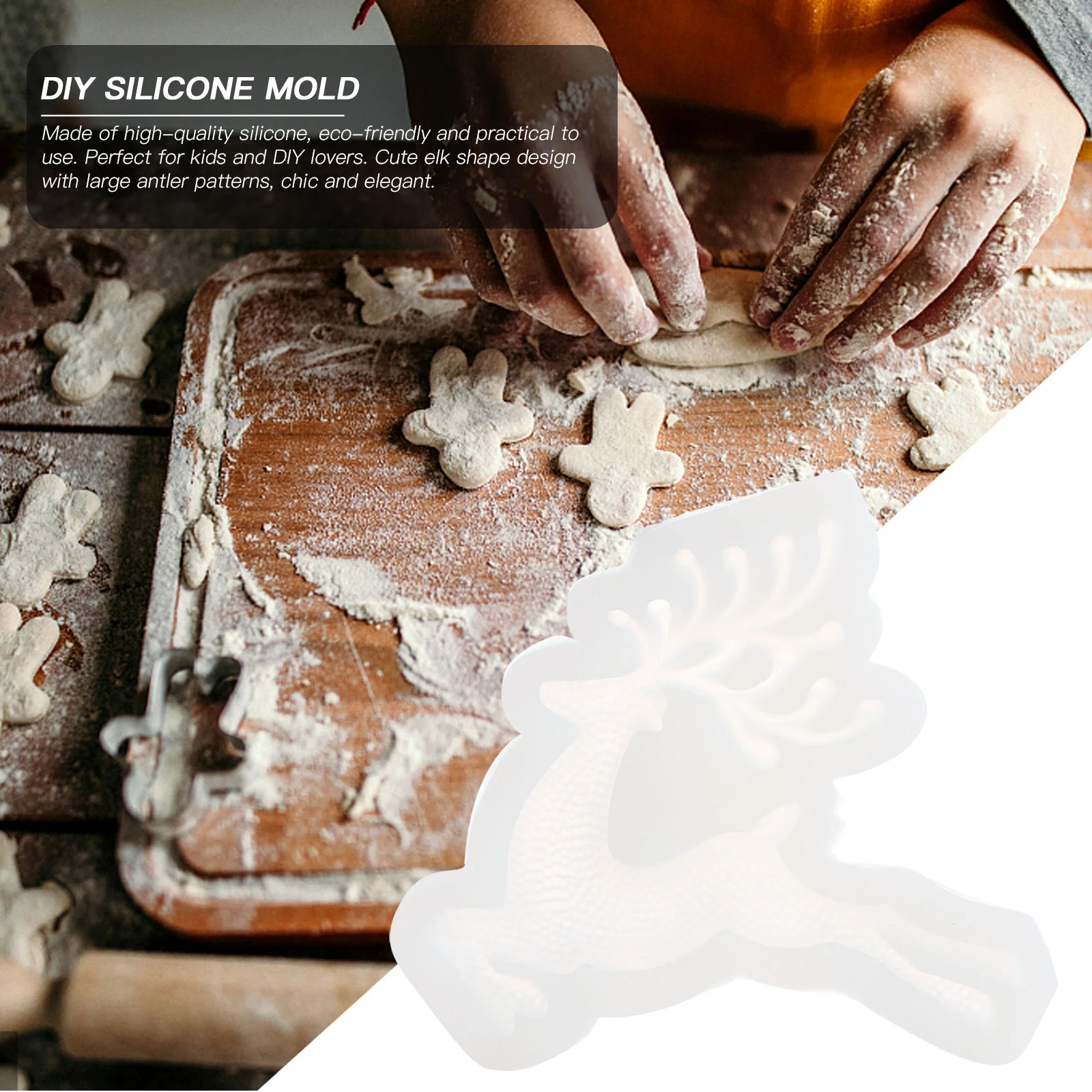 Christmas Molds Fondant Mold Baking Cake Silicone Candy Diy Holiday Elk Chocolate Soap Shaped Maker Ice Animal Cube Supplies
Christmas Molds Fondant Mold Baking Cake Silicone Candy Diy Holiday Elk Chocolate Soap Shaped Maker Ice Animal Cube Supplies