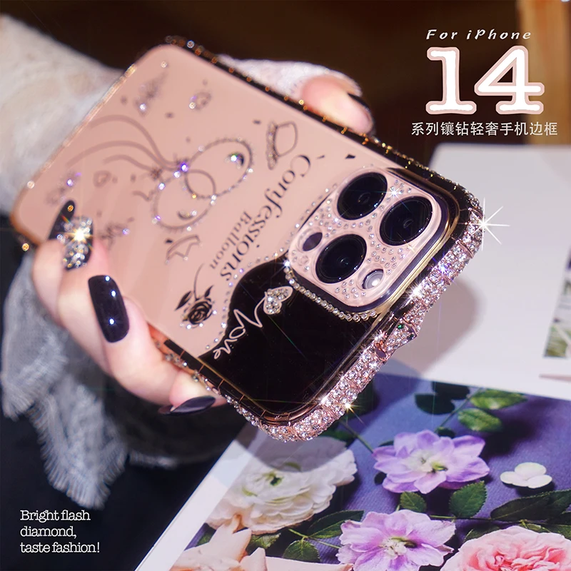 Модный Блестящий Защитный чехол со стразами для iPhone 14, 13, 11, 12 ProMax Xs, XR, 7, 8 Plus, чехол для телефона с головой змеи, бампер, Fundas
Модный Блестящий Защитный чехол со стразами для iPhone 14, 13, 11, 12 ProMax Xs, XR, 7, 8 Plus, чехол для телефона с головой змеи, бампер, Fundas
