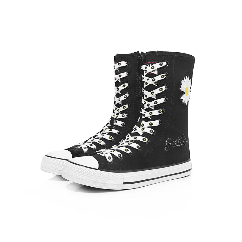 Short tube women's shoes handmade custom pattern daisy laces canvas shoes casual walking shoes comfortable 35-43
Short tube women's shoes handmade custom pattern daisy laces canvas shoes casual walking shoes comfortable 35-43