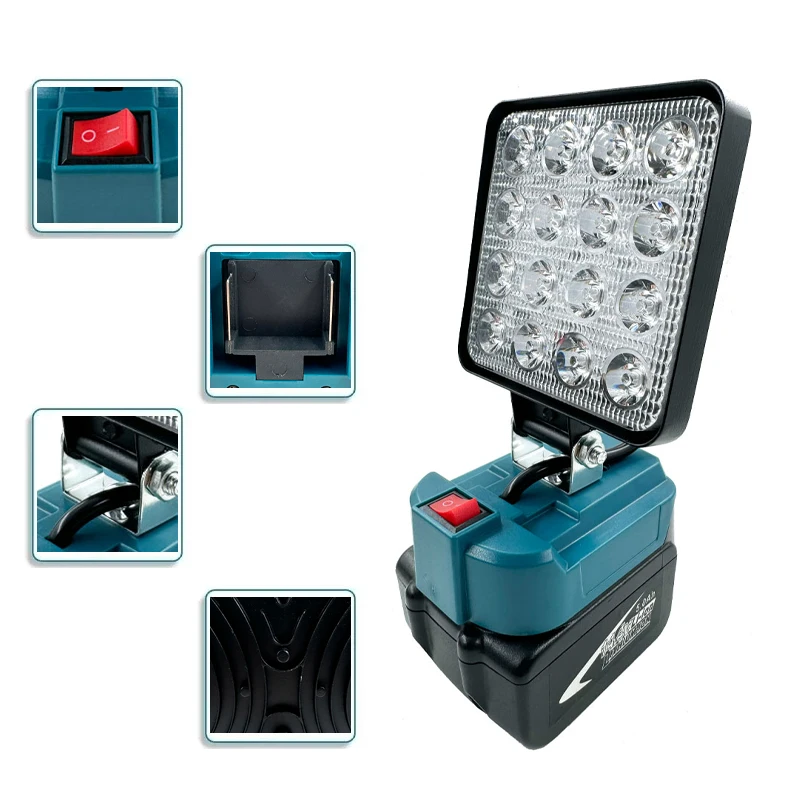 Светодиодный фонарик ZWINCKY для аккумулятора Makita 18В
Светодиодный фонарик ZWINCKY для аккумулятора Makita 18В