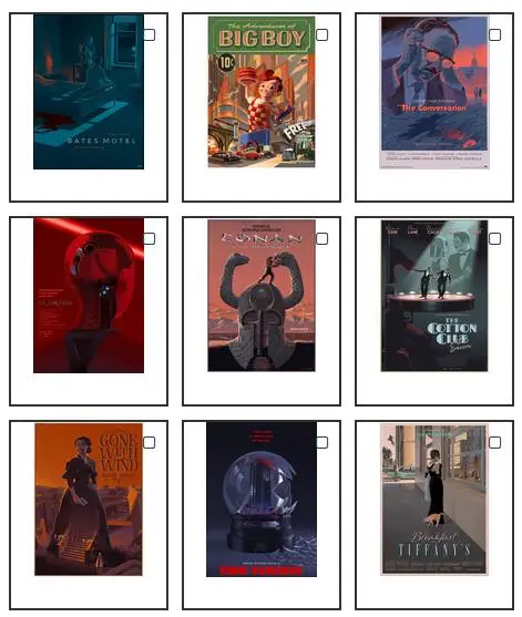 34Style Choose Laurent Durieux Art Work Movie Art Print PVC Poster PP Glue Transparent Waterproof Tear-Off Ready To Paste
34Style Choose Laurent Durieux Art Work Movie Art Print PVC Poster PP Glue Transparent Waterproof Tear-Off Ready To Paste