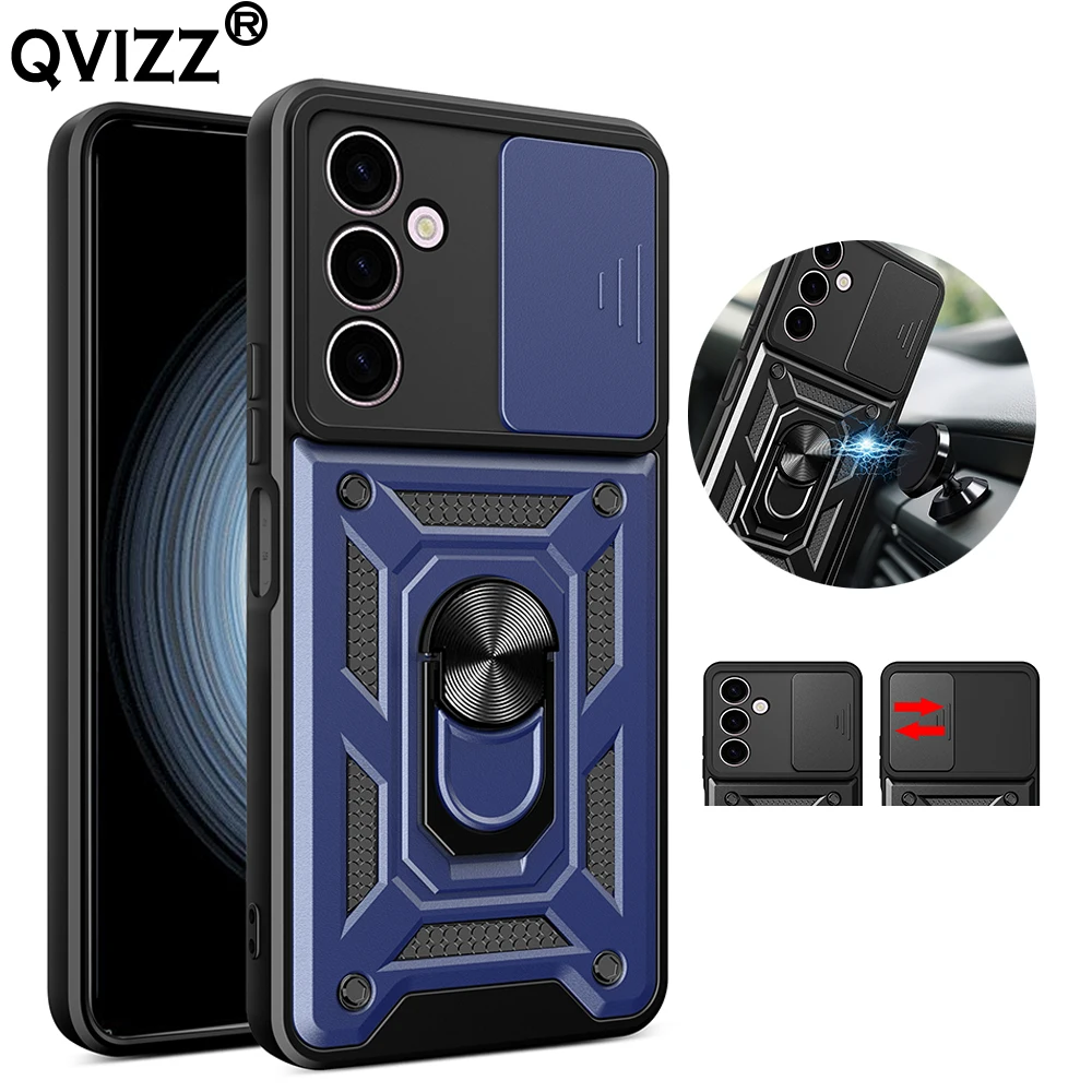 Luxury Slide Camera Case for Samsung Galaxy A24 4G Car Magnetic Ring Holder Soft Edges Hard Shockproof Phone Cover SamsungA24 4G 
Luxury Slide Camera Case for Samsung Galaxy A24 4G Car Magnetic Ring Holder Soft Edges Hard Shockproof Phone Cover SamsungA24 4G