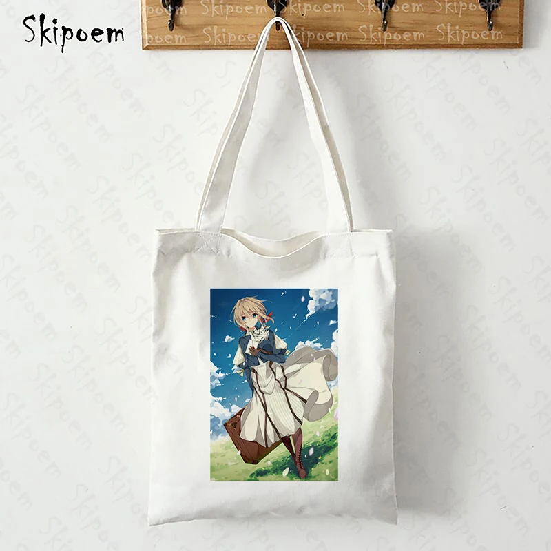 2022 New Shoulder Canvas Shopping Tote Bag Violet Evergarden Aesthetic Large Capacity Art Gothic Vintage Shopper Bag Handbag
2022 New Shoulder Canvas Shopping Tote Bag Violet Evergarden Aesthetic Large Capacity Art Gothic Vintage Shopper Bag Handbag