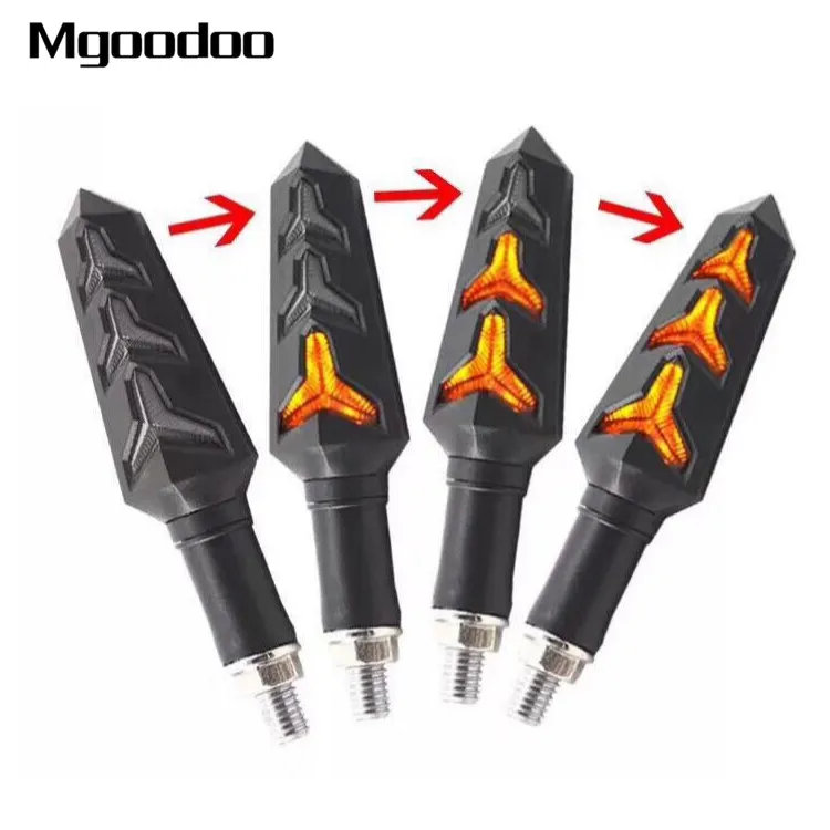 2pcs Motorcycle LED Turn Signals Flowing Water Blinker Flashing Lights Bendable Motorcycle Tail Flasher Indicator Lamp
2pcs Motorcycle LED Turn Signals Flowing Water Blinker Flashing Lights Bendable Motorcycle Tail Flasher Indicator Lamp