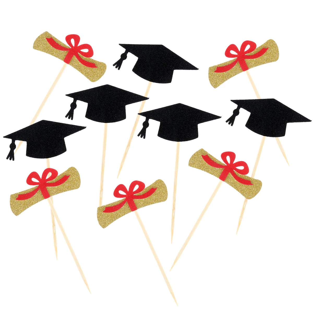 10pcs Graduation Cake Picks Cupcake Toppers Certificate Party Supplies Cupcake Picks for Decoration Gathering
10pcs Graduation Cake Picks Cupcake Toppers Certificate Party Supplies Cupcake Picks for Decoration Gathering