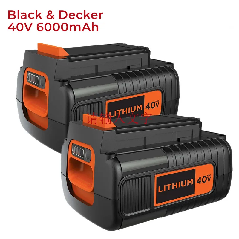 6000mAh 40 Volt Max Lithium Battery Replacement for Black and Decker 40V Battery LBX2040 LBXR36 LBXR2036 LST540 LCS1240 LBX1540
6000mAh 40 Volt Max Lithium Battery Replacement for Black and Decker 40V Battery LBX2040 LBXR36 LBXR2036 LST540 LCS1240 LBX1540