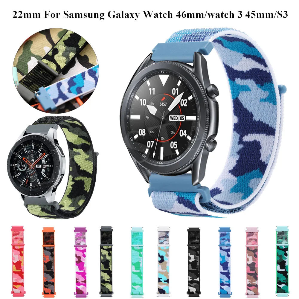 Ремешок нейлоновый для Samsung Galaxy Watch 3 Watch 3 45 мм/Galaxy 46 мм/Gear S3, спортивный умный Браслет для наручных часов, 22 мм
Ремешок нейлоновый для Samsung Galaxy Watch 3 Watch 3 45 мм/Galaxy 46 мм/Gear S3, спортивный умный Браслет для наручных часов, 22 мм